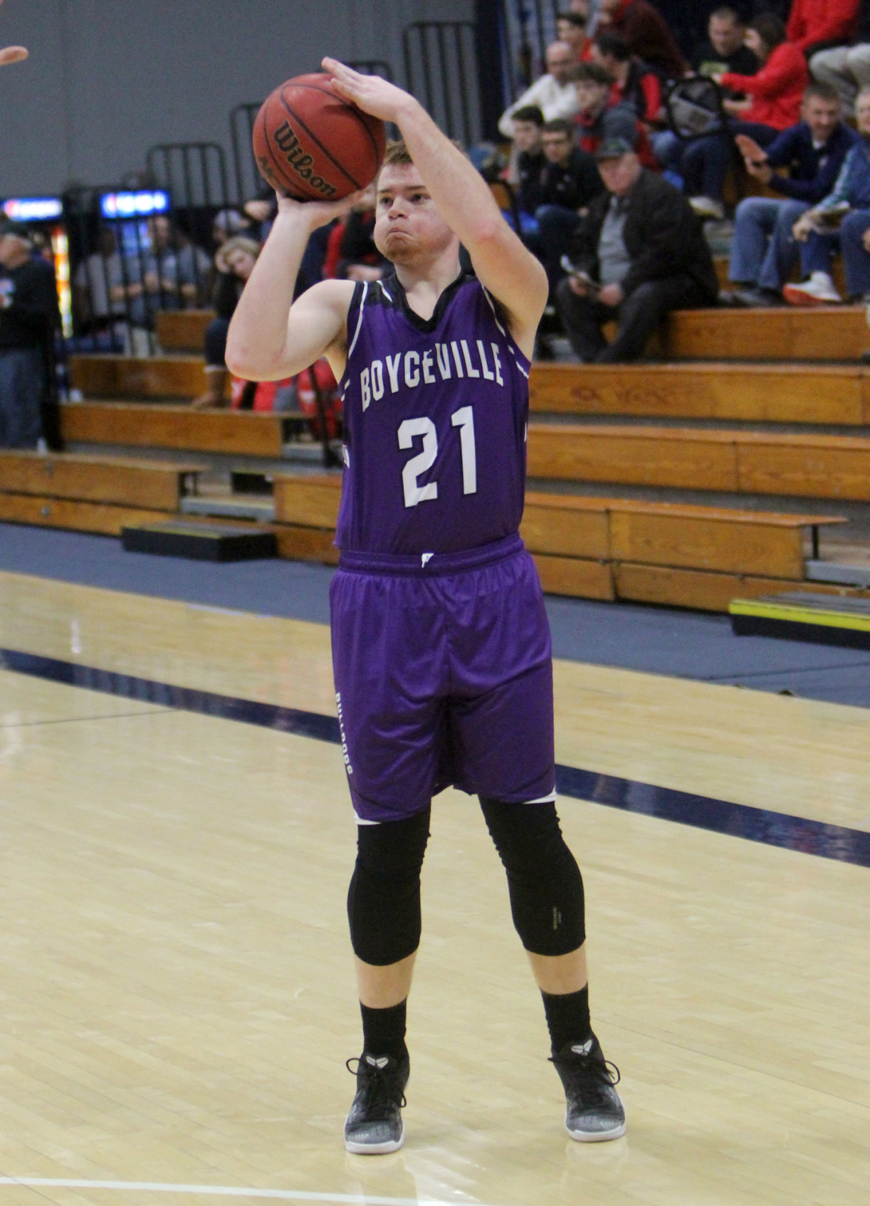 Boyceville boys basketball vs Unity at UW-Stout 12-1-18